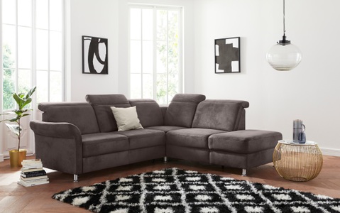 sit&more Ecksofa, inklusive Federkern, wahlweise mit Kopfteilverstellung, Bettfunktion und Stauraum