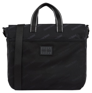 TOMMY JEANS, Tommy Jeans Shopper »TJW SKATER GIRL TOTE PRINT«, mit Allover-Logodruck, Tommy Jeans Shopper »TJW SKATER GIRL TOTE PRINT«, mit Allover-Logodruck