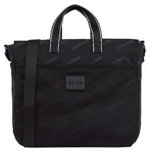 TOMMY JEANS, Tommy Jeans Shopper »TJW SKATER GIRL TOTE PRINT«, mit Allover-Logodruck, Tommy Jeans Shopper »TJW SKATER GIRL TOTE PRINT«, mit Allover-Logodruck