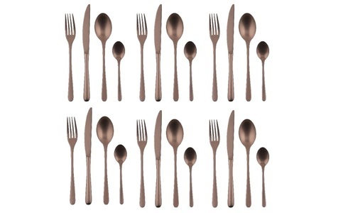 Sambonet, SAMBONET - Besteck-Set Taste 24-teilig, Kupfer, sambonet Besteck-Set »Taste«