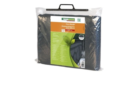 Windhager, Windhager Sichtschutz Zaunblende 1,2x5m, Windhager Sichtschutz Zaunblende 1,2x5m, Anthrazit, SB-Tasche