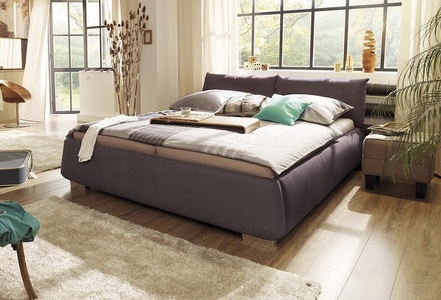 Tom Tailor, TOM TAILOR Polsterbett »SOFT PILLOW«, mit Kopfteil in Kissenform, wahlweise mit Lattenrost und Matratze, TOM TAILOR HOME Polsterbett »SOFT PILLOW«, mit Kopfteil in Kissenform, wahlweise mit Lattenrost und Matratze