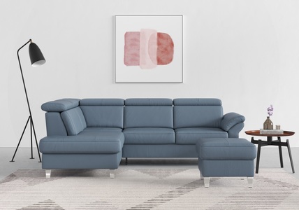 sit&more Ecksofa, inklusive Kopfteilverstellung und Federkern