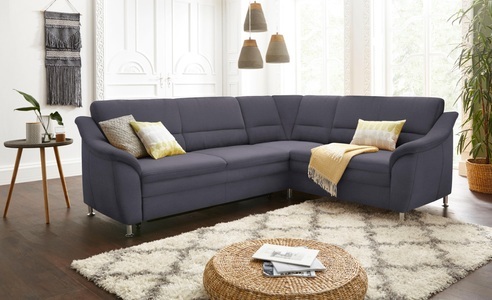 SIT&MORE, sit&more Ecksofa, sit&more Ecksofa »Cardoso L-Form«, mit Federkern, wahlweise mit Bettfunktion und Schubkasten