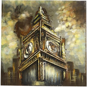 HOME AFFAIRE, Home affaire Metallbild »3D BIG BEN«, locker Metallbild »3D BIG BEN«