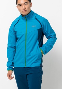 Jack Wolfskin, Jack Wolfskin Fahrrad-Softshelljacke Männer Tandem Softshell Men S blau blue jewel, 
