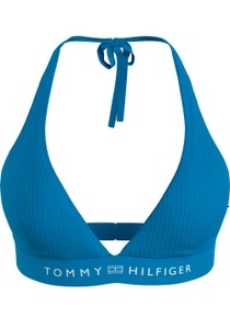 Tommy Hilfiger Swimwear, Tommy Hilfiger Swimwear Triangel-Bikini-Top »TH HALTER TRIANGLE RP (EXT SIZES)«, mit Tommy Hilfiger-Branding, 