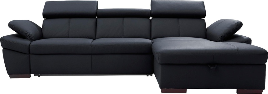 exxpo - sofa fashion Ecksofa, inklusive Kopfteil- und Armteilverstellung, wahlweise mit Bettfunktion