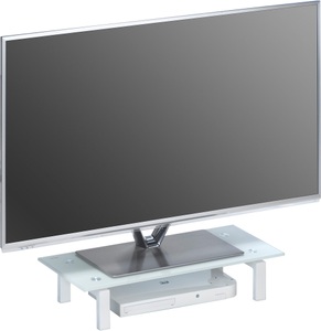 MAJA MÖBEL, TV-Lowboard, Maja Möbel, »1602«, Breite 60 cm, XXXLutz Tv-aufsatz in weiss , 1602 9746 - TV -Board , Metall, Glas , 60x12.5x28 cm , lackiert,farbig , 001534045106