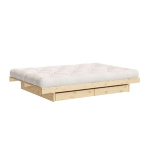 Karup Design, Karup Design Bettgestell »Kanso Bed, Stauraumbett, Bett mit oder ohne Schubladen«, Bett mit/ohne Schubladen, inkl Lattenrost, FSC®zertifiert