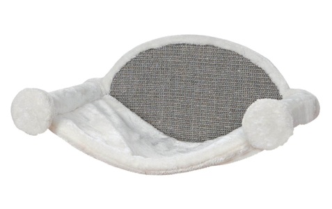 Trixie, Trixie Hängematte 54x28x33cm weiss/grau, Trixie Hängematte zur Wandmontage 54x28x33cm