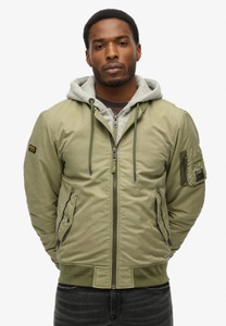 SUPERDRY, Superdry Parka »MILITARY MA1 BOMBER JACKET«, ohne Kapuze, Superdry Parka »MILITARY MA1 BOMBER JACKET« ohne Kapuze