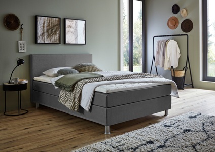 ATLANTIC home collection Boxbett »Edison«, inkl. Bonnellfederkern-Matratze und Topper