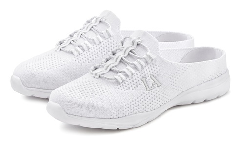 LASCANA ACTIVE, LASCANA ACTIVE Slip-On Sneaker, Sabot im klassischen Stil VEGAN, LASCANA ACTIVE Slip-On Sneaker, zum Reinschlüpfen, ultraleicht, Sabot, Clog, Freizeitschuh VEGAN