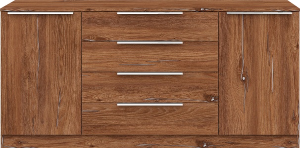 borchardt Möbel, borchardt Möbel Kommode »Oliva«, Breite 166 cm, mit 4 Schubkästen, borchardt Möbel Kommode »Oliva«, Breite 166 cm, mit 4 Schubkästen