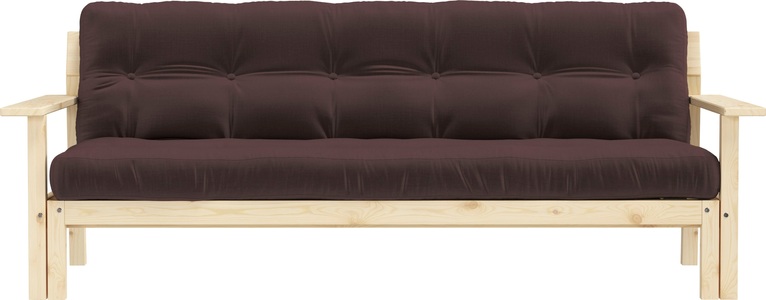 Karup Design, Karup Design Schlafsofa »Unwind«, Mit Holzstruktur, inkl. Futonmatratze, Liegefläche 130x190 cm, Karup Design Schlafsofa »Unwind«, Mit Holzstruktur, inkl. Futonmatratze, Liegefläche 130x190 cm