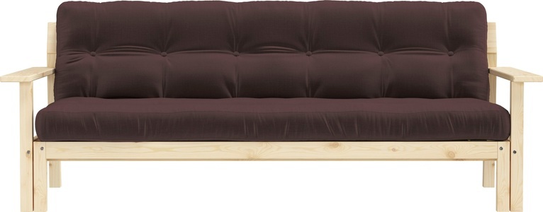 Karup Design, Karup Design Schlafsofa »Unwind«, Mit Holzstruktur, inkl. Futonmatratze, Liegefläche 130x190 cm, Karup Design Schlafsofa »Unwind«, Mit Holzstruktur, inkl. Futonmatratze, Liegefläche 130x190 cm