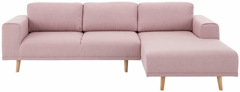 HOME AFFAIRE, Home affaire Ecksofa »Lasse«, im scandinavischen Stil mit Holzfüssen, Home affaire Ecksofa »Lasse L-Form« im scandinavischen Stil mit Holzfüssen