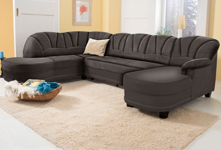 HOME AFFAIRE, Home affaire Wohnlandschaft »Camelita«, wahlweise mit Bettfunktion, 