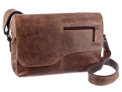 GREENLAND NATURE, GreenLand Nature Messenger Bag »Montana«, GreenLand Nature Messenger Bag »Montana«, im Vintage Look