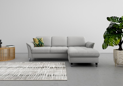 SIT&MORE, sit&more Ecksofa, wahlweise mit Kopfteilverstellung, Bettfunktion und Bettkasten