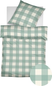 Fleuresse, fleuresse Bettwäsche »Elba 3389«, (3 tlg.), Karierte Linien, fleuresse Bettwäsche »Elba 3389«, Renforce, Baumwolle, in Gr. 135x200, 155x220, 200x200cm