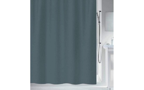 Spirella, spirella Primo Anthracite Duschvorhang, spirella Duschvorhang »Primo 120 x 200 cm«