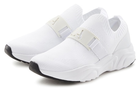 LASCANA ACTIVE, LASCANA ACTIVE Slip-On Sneaker, mit dekorativem Band und Chunky Sohle vegan, LASCANA ACTIVE Sneaker, Halbschuh, Freizeitschuh, Slipper, Chunky Sohle VEGAN