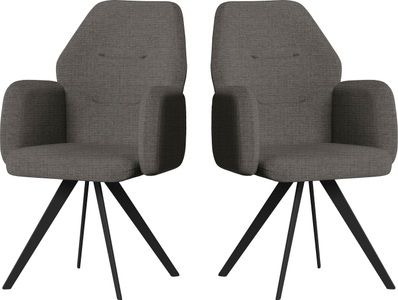 PREMIUM COLLECTION BY HOME AFFAIRE, Premium collection by Home affaire Armlehnstuhl »Madison«, 1 St., Strukturstoff-Struktur 2, Mit verschiedenen Gestellen erhältlich, 