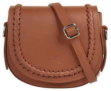 CLUTY, Cluty Umhängetasche, (1 tlg.), echt Leder, Made in Italy, Cluty Umhängetasche, echt Leder, Made in Italy