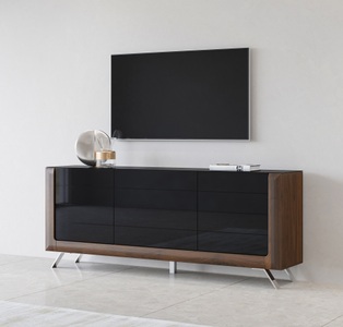 Leonique Sideboard »Kasai«, Breite 199 cm, mit 3 Türen