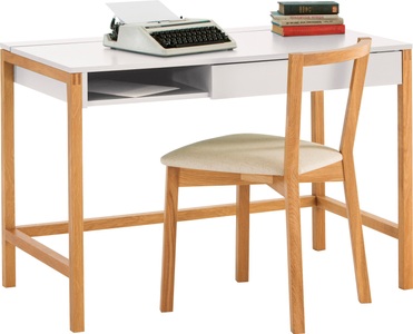 Woodman, Woodman - Schreibtisch Northgate - 112 x 60 x 76 cm, Woodman Schreibtisch »Northgate«, im skandinavian Design