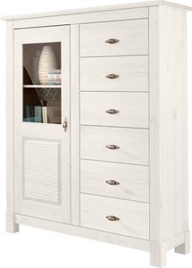 HOME AFFAIRE, Home affaire Highboard »Rauna«, Breite 103 cm, Home affaire Highboard »Rauna«, Vitrine, Breite 103 cm
