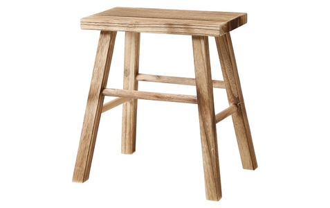 Marein, Marein aus Holz Deko Hocker, Esmée Hocker »Holz, Braun«