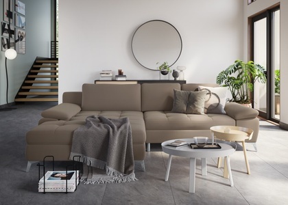 sit&more Ecksofa, mit Mega-Recamiere, wahlweise mit Bettfunktion und Bettkasten