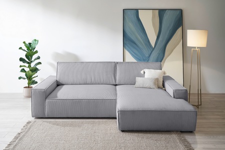 HOME AFFAIRE, Home affaire Ecksofa »NEU: SHERWOOD XXL 284, Big-Sofa L-Form, tiefe Sitzfläche 95 cm, Cord«, Recamiere rechts/links, als Schlafsofa stellbar, Cord u. Leinenoptik, Home affaire Ecksofa »NEU: SHERWOOD XXL 284, Big-Sofa L-Form, tiefe Sitzfläche 95 cm, Cord« Recamiere rechts/links, als Schlafsofa stellbar, Cord u. Leinenoptik