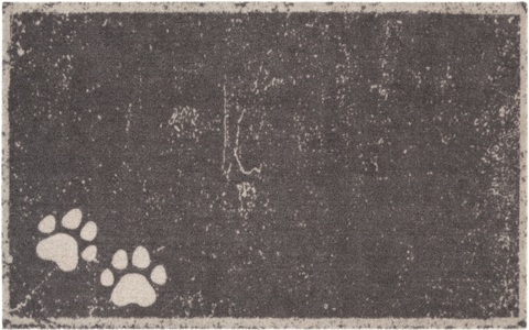 Hanse Home, Hanse Home - Hundedecke Paws - 50 x 80 cm - Braun, HANSE Home Fussmatte »Paws, Türmatte«, rechteckig, 4 mm Höhe, rutschhemmend, In- und Outdoor