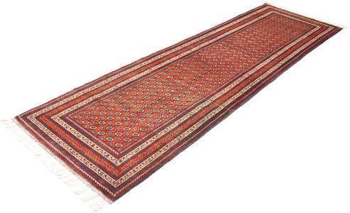 MorgenLand, morgenland Wollteppich »Afghan Teppich handgeknüpft rot«, rechteckig, 7 mm Höhe, 