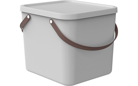 Rotho, ROTHO - Aufbewahrungsbox ALBULA - weiss - recyceltes Material - 36/40/34 cm, ROTHO Aufbewahrungsbox »W 40 l ALBULA«, (1 St.)