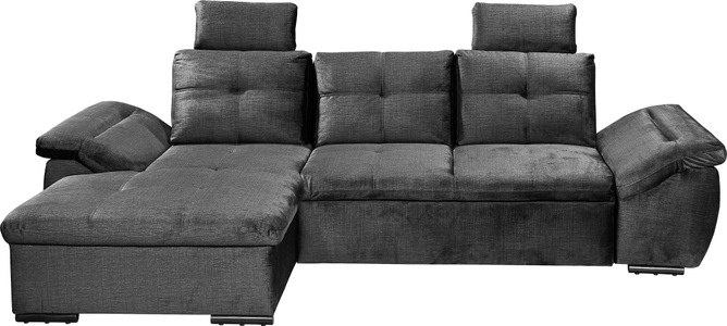 ED EXCITING DESIGN, ED EXCITING DESIGN Ecksofa »Alija L-Form«, frei im Raum stellbar, Schlaffunktion, Kopfstützen, Armteilverstellung, ED EXCITING DESIGN Ecksofa »Alija L-Form«, frei im Raum stellbar, Schlaffunktion, Kopfstützen, Armteilverstellung