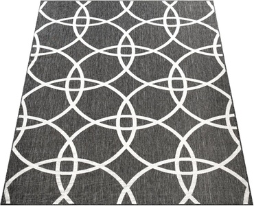PACO HOME, Paco Home Teppich »Coco 208«, rechteckig, 4 mm Höhe, Flachgewebe, In- und Outdoor geeignet, ideal Wohnzimmer & Schlafzimmer, Paco Home Teppich »Coco 208«, rechteckig, 4 mm Höhe, Flachgewebe, In- und Outdoor geeignet, ideal Wohnzimmer & Schlafzimmer