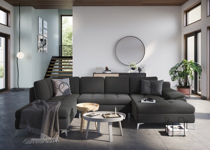 sit&more Wohnlandschaft, mit Recamiere, wahlweise mit Bettfunktion und Bettkasten