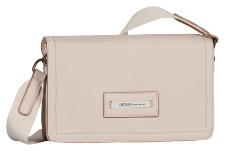TOM TAILOR DENIM, TOM TAILOR Denim Umhängetasche »SUZAN Flap bag M no zip«, mit Schulterriemen, 