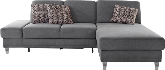 sit&more Ecksofa »Clio V«, wahlweise mit Bettfunktion oder Vorziehsitz und Bettkasten, Inklusive Federkern