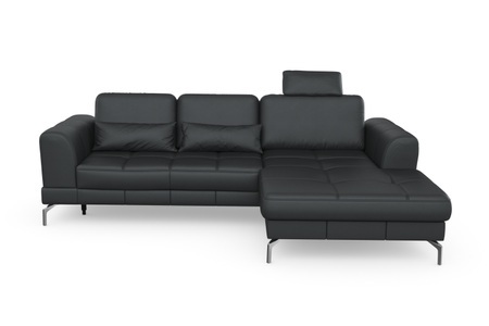 sit&more Ecksofa »Bendigo V«, inklusive Sitztiefenverstellung, Bodenfreiheit 15 cm, wahlweise in 2 unterschiedlichen Fussfarben