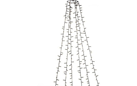 Konstsmide, Konstsmide 6650-830 LED-Baummantel Außen EEK: F (A - G) netzbetrieben Anzahl Leuchtmittel 660 LED Bernstein Beleuchtete, KONSTSMIDE LED-Baummantel »Ring 6 Stränge 660 Lampen«
