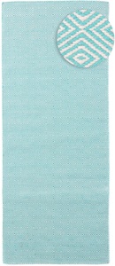 MorgenLand, morgenland Outdoorteppich »Läufer In- & Outdoor - Alef - türkis«, rechteckig, 6 mm Höhe, In und Outdoor geeignet, morgenland Outdoorteppich »Läufer In- & Outdoor - Alef - türkis«, rechteckig, 6 mm Höhe, In und Outdoor geeignet