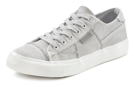 ELBSAND, Elbsand Sneaker, aus Textil im modischen Used-Look vegan, 