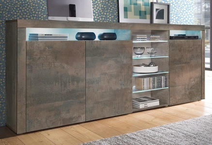 borchardt Möbel, borchardt Möbel Highboard »Santa Fe«, Breite 200 cm, borchardt Möbel Highboard »Santa Fe«, Breite 200 cm