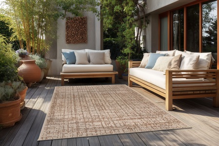 Kayoom, Kayoom Teppich "Tribal 325" rechteckig 6 mm Höhe Kurzflor, In -und Outdoor geeignet